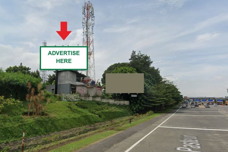 1 Panel Horizontal Static Billboard at Tol Pasteur KM 01.500, Bandung, Jawa Barat 