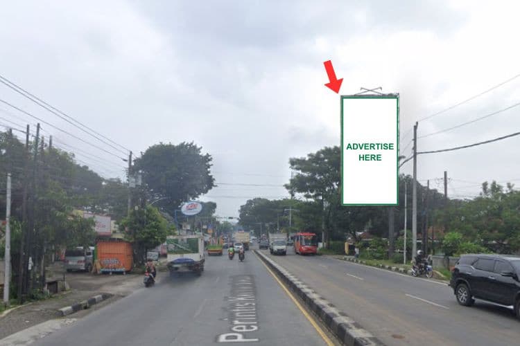 1 Sided Vertical Static Billboard at Jl. Perintis Kemerdekaan, Semarang, Jawa Tengah  (near Banyumanik Bus Terminal B)