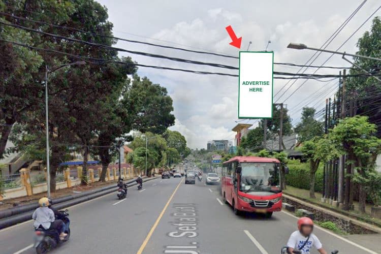 1 Sided Vertical Static Billboard di Jl. Sultan Agung, Semarang, Jawa Tengah  (near PHD Sultan Agung B)