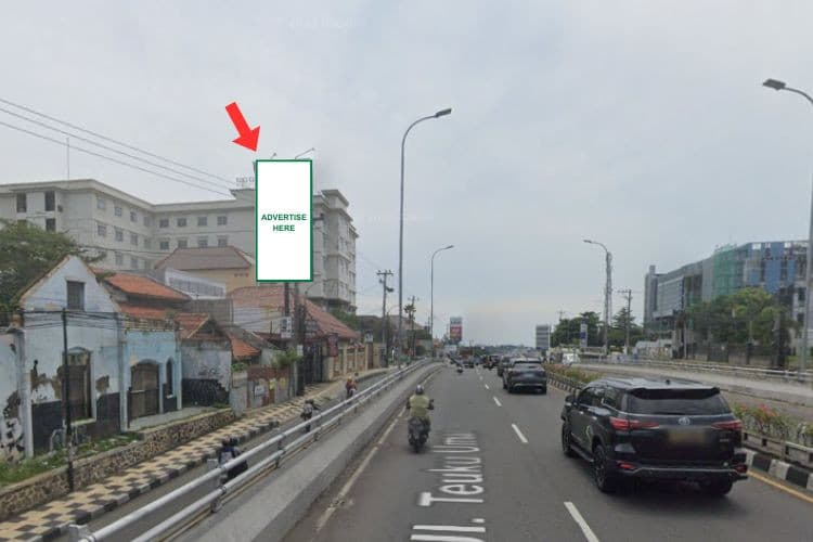 1 Sided Vertical Static Billboard at Jl. Teuku Umar, Semarang, Jawa Tengah  (near Hotel Noormans A)