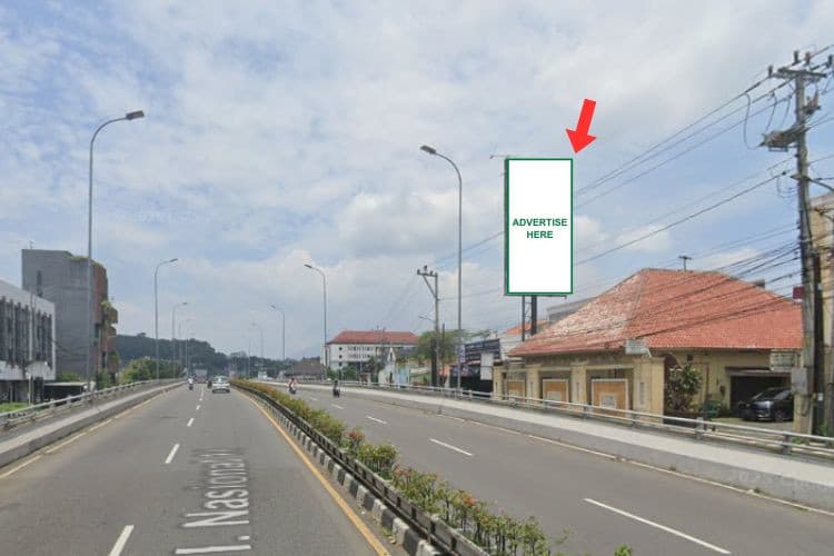 1 Sided Vertical Static Billboard at Jl. Teuku Umar, Semarang, Jawa Tengah  (near Hotel Noormans B)