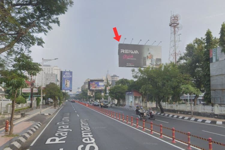 1 Sided Horizontal Static Billboard at Jl. Ahmad Yani, Semarang, Jawa Tengah  (infront RRI Semarang Pro 1 FM B)