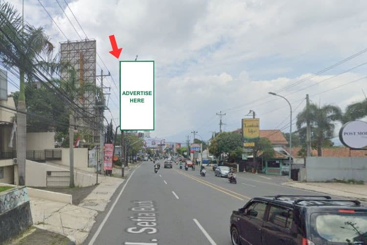 1 Sided Vertical Static Billboard at Jl. Setiabudi, Semarang, Jawa Tengah  (near Bengkel Protech Auto AC Specialist A)