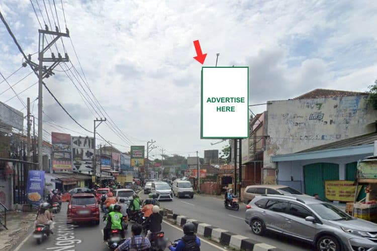 1 Sided Vertical Static Billboard at Jl. Prof. Soedarto, Semarang, Jawa Tengah  (To Jl. Prof. Soedarto)