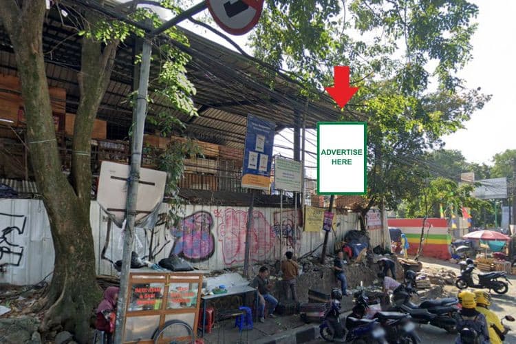 1 Panel Vertical Static Billboard di Jl. Surapati, Bandung, Jawa Barat  (Right)