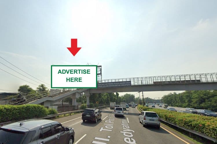 1 Panel Horizontal Static Billboard at JI. Tol Prof Dr Sediyatmo KM 28+900, Jakarta Utara, DKI Jakarta