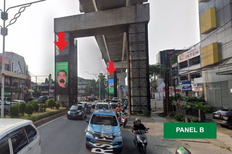 11 Panel Vertical LED PIllar Billboard at Jl. RS Fatmawati Raya, Cilandak Barat, Jakarta Selatan, DKI Jakarta  (Fatmawati Set 5)