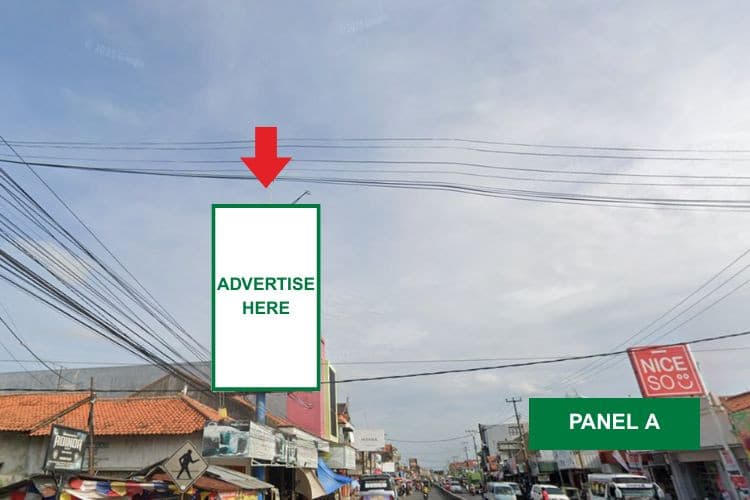 1 Panel Vertical Static Billboard at Jl. Karangampel, Indramayu, Jawa Barat  (To Cirebon)