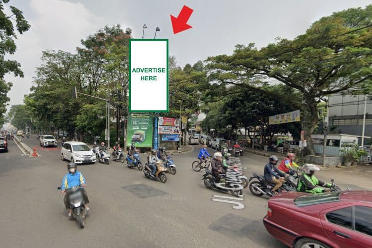 1 Panel Vertical Static Billboard at Jl. Gudang Utara, Bandung, Jawa Barat