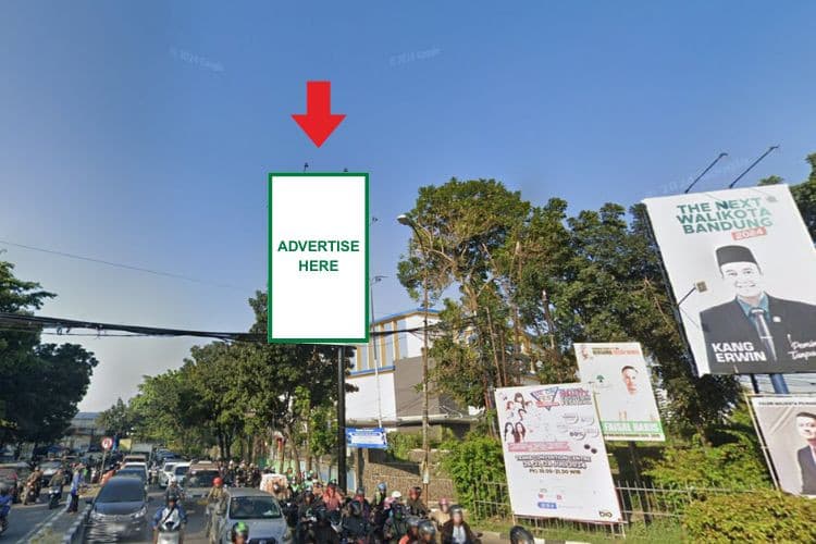 1 Panel Vertical Static Billboard at Jl. Ibrahim Adjie - Soekarno Hatta, Bandung, Jawa Barat