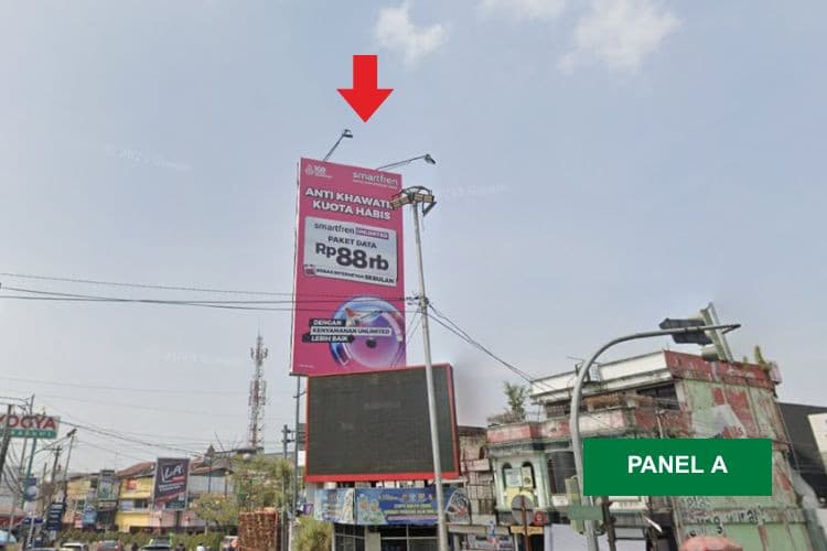 1 Panel Vertical Static Billboard at Jl. RE. Martadinata, Sukabumi, Jawa Barat  (To Bandung)
