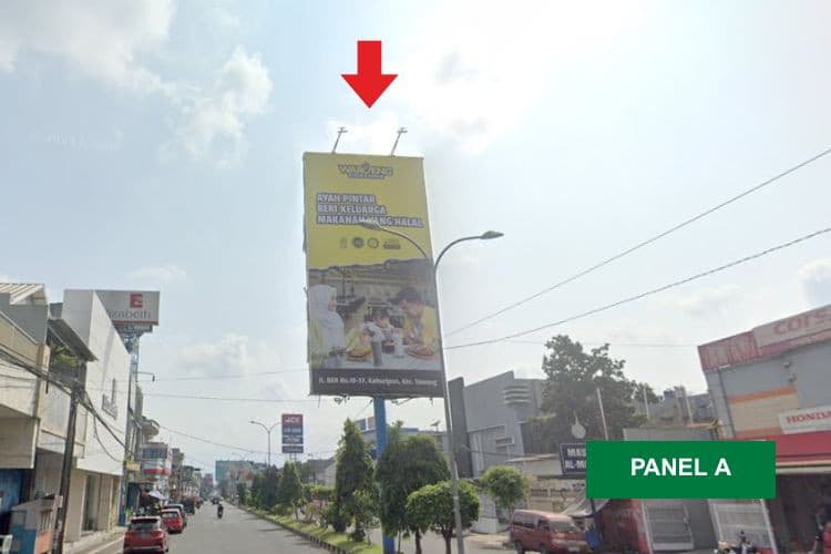 1 Panel Vertical Static Billboard at Jl. HZ Mustofa, Tasikmalaya, Jawa Barat  (To Alun-Alun Tasikmalaya Set A)