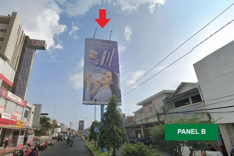 1 Panel Vertical Static Billboard at Jl. HZ Mustofa, Tasikmalaya, Jawa Barat  (To Plaza Asia Set A)
