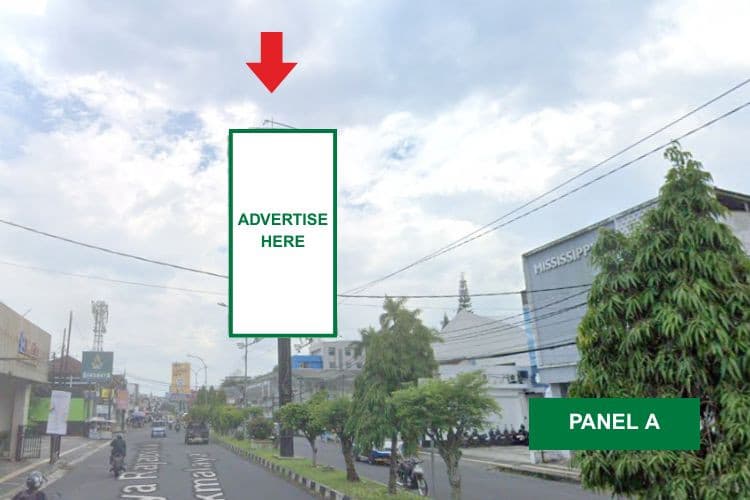 1 Panel Vertical Static Billboard at Jl. HZ Mustofa, Tasikmalaya, Jawa Barat  (To Plaza Asia Set B)
