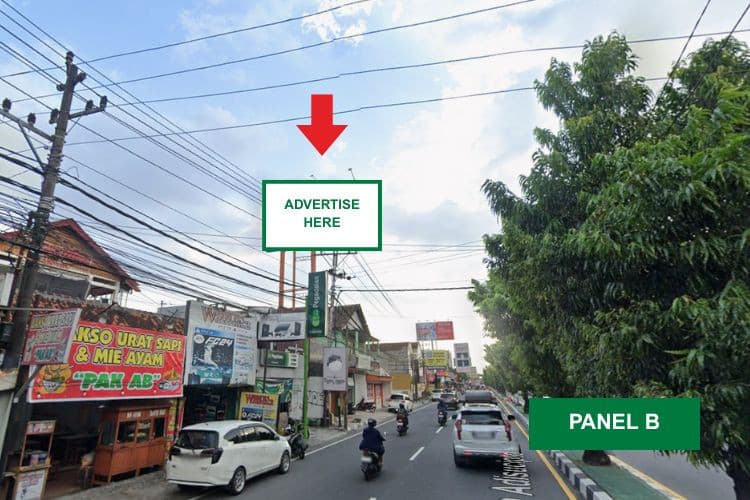 1 Panel Horizontal Static Billboard at Jl. Laksda Adisucipto, Yogyakarta, Daerah Istimewa Yogyakarta  (Opposite Royal Ambarrukmo Yogyakarta B)