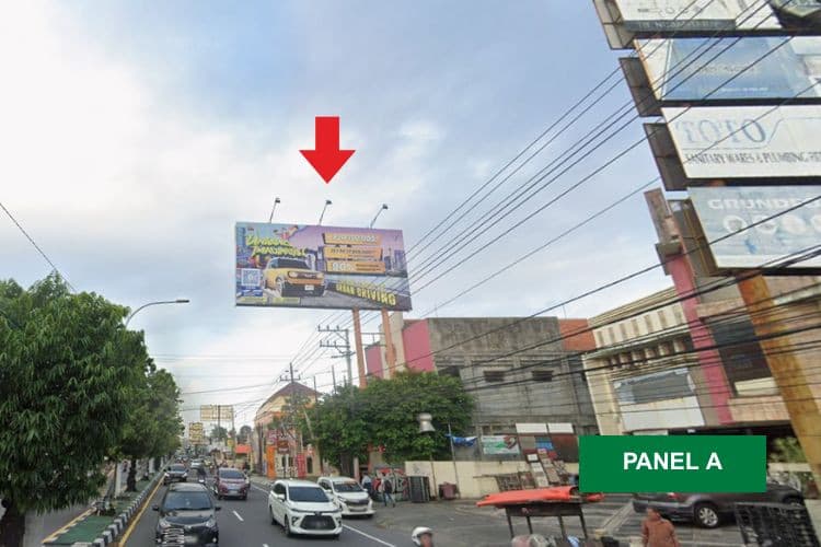 1 Panel Horizontal Static Billboard at Jl. Laksda Adisucipto, Yogyakarta, Daerah Istimewa Yogyakarta  (To Plaza Ambarrukmo)