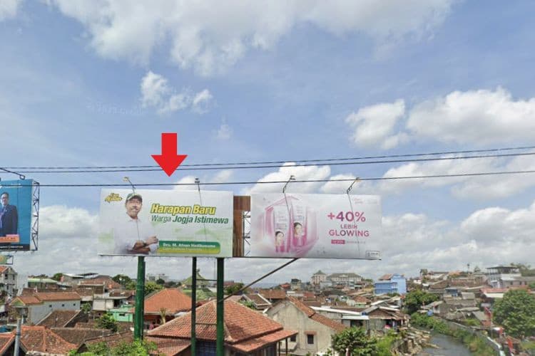 1 Panel Horizontal Static Billboard at Jl. Abu Bakar Ali, Yogyakarta, Daerah Istimewa Yogyakarta  (To Malioboro B)