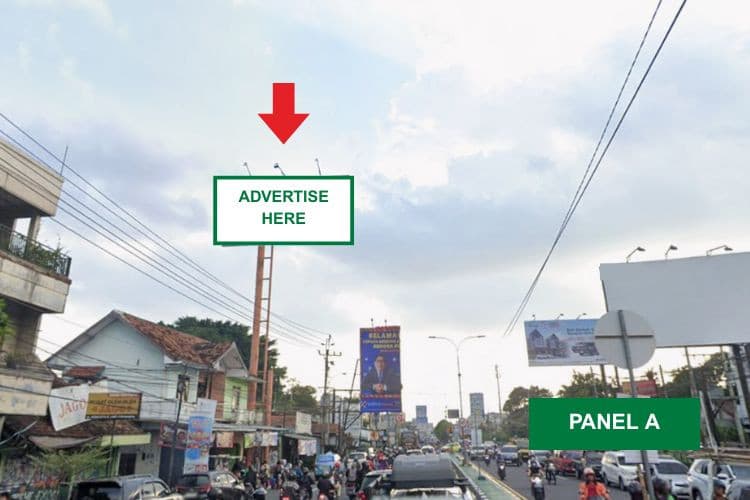 1 Horizontal Static Billboard at Jl. Laksda Adisucipto, Yogyakarta, Daerah Istimewa Yogyakarta  (Intersection Fly Over Janti A)