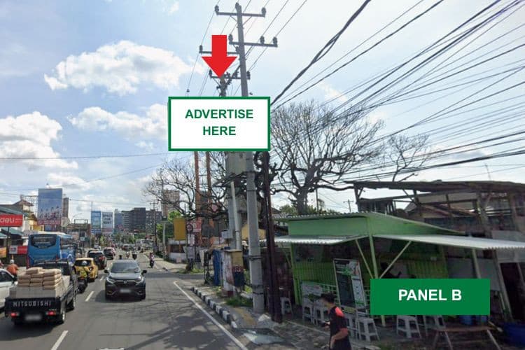 1 Panel Horizontal Static Billboard at Jl. Kaliurang, Yogyakarta, Daerah Istimewa Yogyakarta  (Nearby Apotek Kentungan B)