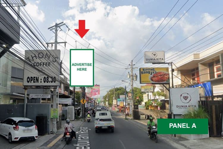 1 Panel Vertical Static Billboard at Jl. Seturan Raya, Yogyakarta, Daerah Istimewa Yogyakarta  (Nearby THON's Coffee A)