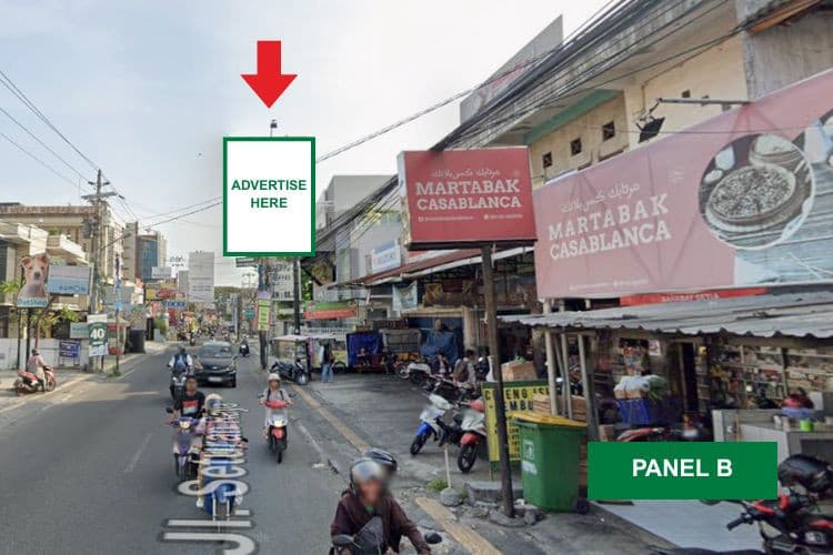 1 Panel Vertical Static Billboard at Jl. Seruran Raya, Yogyakarta, Daerah Istimewa Yogyakarta  (Nearby THON's Coffee B)
