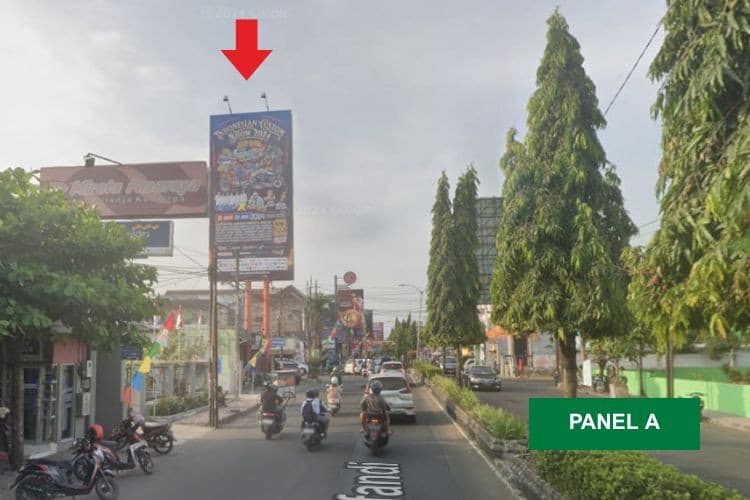 1 Panel Vertical Static Billboard at Jl. Affandi, Yogyakarta, Daerah Istimewa Yogyakarta  (Nearby Mirota Pasaraya A)
