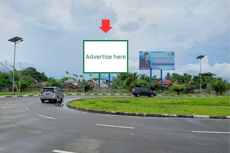 1 Panel Horizontal Static Billboard at Landasan Ulin Utara, Banjarbaru, Kalimantan Selatan  (towards Syamsudin Noor Airport exit)