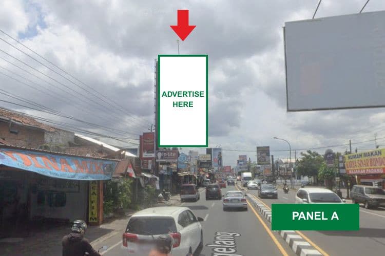 1 Vertical Static Billboard at Jl. Magelang, Yogyakarta, Daerah Istimewa Yogyakarta  (A)