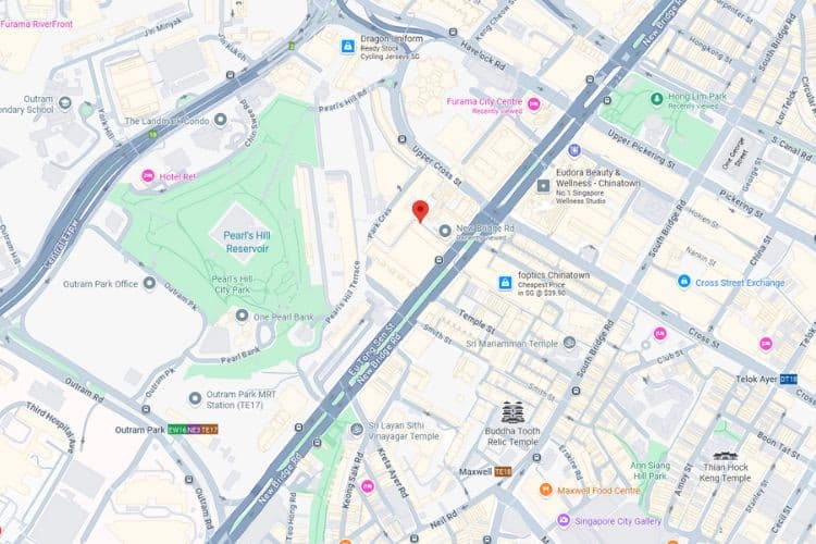 Map - Horizontal Frontlit Billboard at People's Park Complex, Chinatown, Central Region (near Chinatown MRT Station)