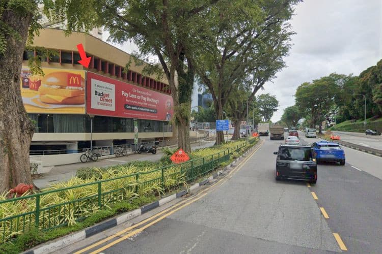 Horizontal Frontlit Billboard at Queensway, Queenstown, Central Region (attached to Queensway Shopping Centre)