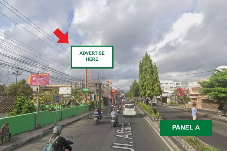 1 Panel Horizontal Static Billboard at Jl. Affandi, Yogyakarta, Daerah Istimewa Yogyakarta  (Opposite Mirota Pasaraya A)