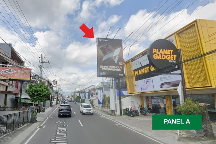 1 Panel Vertical Static Billboard at Jl. Kaliurang, Yogyakarta, Daerah Istimewa Yogyakarta  (Nearby Mayapada Bank A)