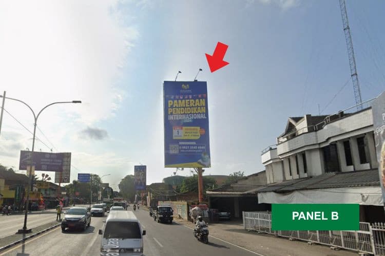 1 Vertical Static Billboard at Jl. Padjajaran, Yogyakarta, Daerah Istimewa Yogyakarta  (Nearby Hotel Grand Sharila B)