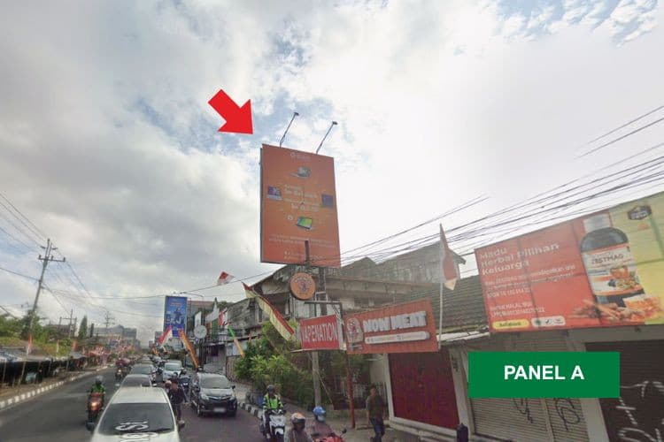 1 Panel Vertical Static Billboard at Jl. Kaliurang, Yogyakarta, Daerah Istimewa Yogyakarta  (East Side MM UGM, Bulaksumur A)