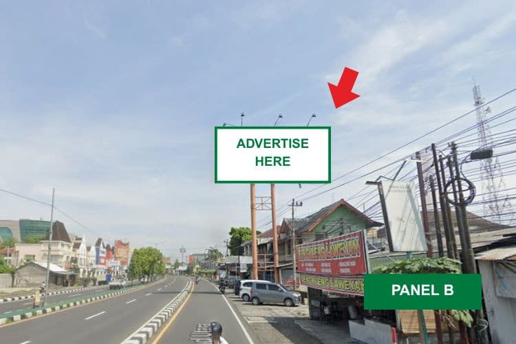 1 Panel Horizontal Static Billboard at Ringroad Utara Jl. Padjajaran, Yogyakarta, Daerah Istimewa Yogyakarta  (Nearby Polda DIY B)