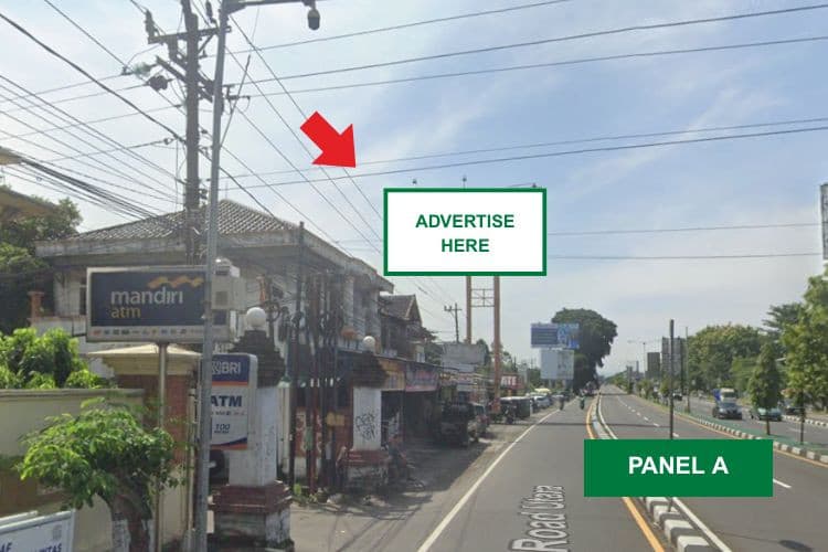 1 Horizontal Static Billboard at Ringroad Utara Jl. Padjajaran, Yogyakarta, Daerah Istimewa Yogyakarta  (Nearby Polda DIY A)