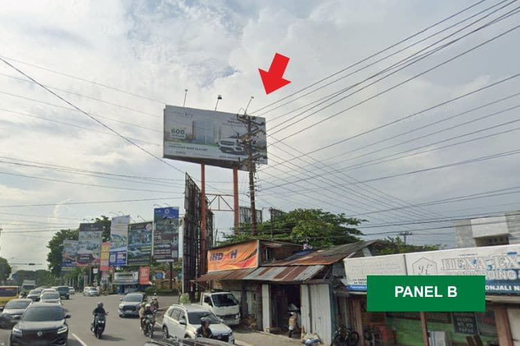 1 Panel Horizontal Static Billboard at Jl. Padjajaran, Yogyakarta, Daerah Istimewa Yogyakarta  (Intersection Monjali B)