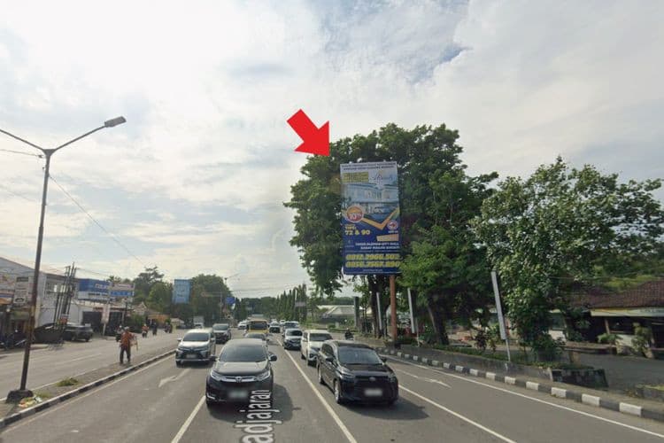 1 Panel Vertical Static Billboard at Ring Road Utara Jl.Padjajaran, Yogyakarta, Daerah Istimewa Yogyakarta  (Nearby Monumen Jogja Kembali)