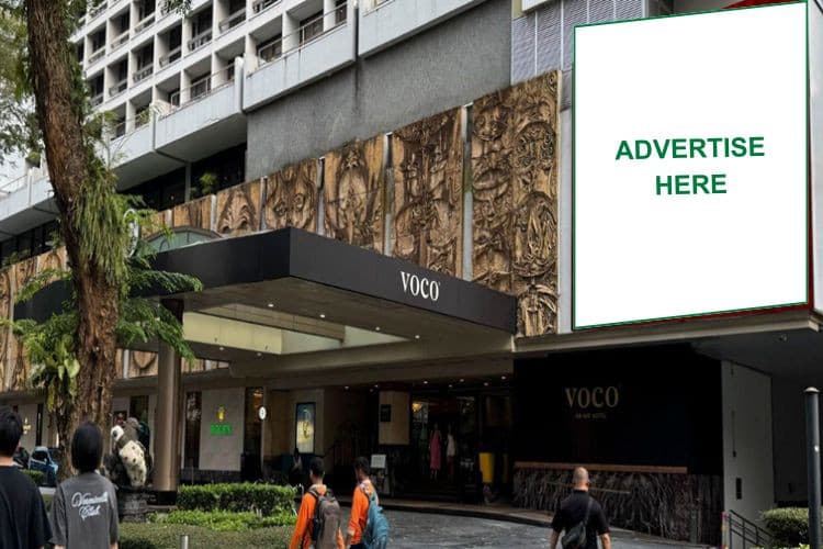 Backlit Billboard at Orchard Rd, Orchard, Central Region (attached to Voco Hotel)
