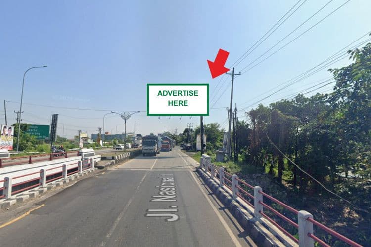 1 Panel Horizontal Static Billboard at Jl. Raya Petarukan, Pemalang, Jawa Tengah  (Exit Tol Gandulan)