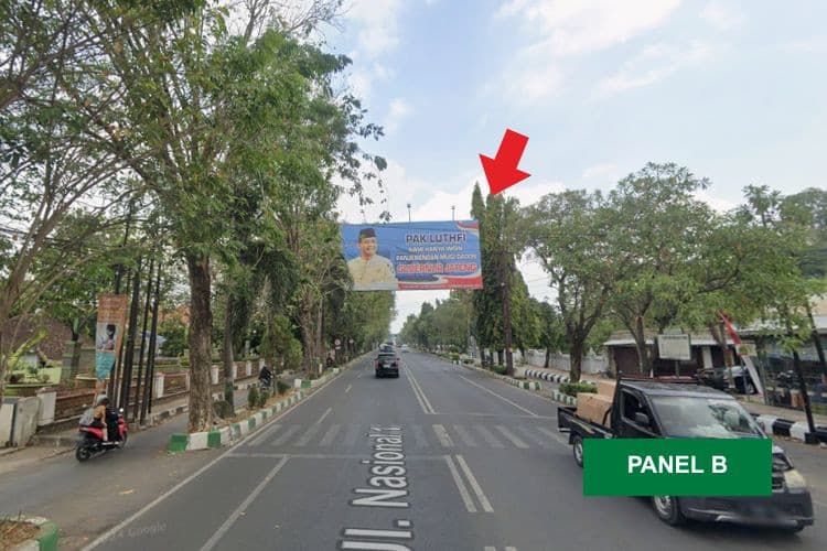 1 Sided Horizontal Bando Billboard at Jl. Kudus, Pati, Jawa Tengah  (B Side)