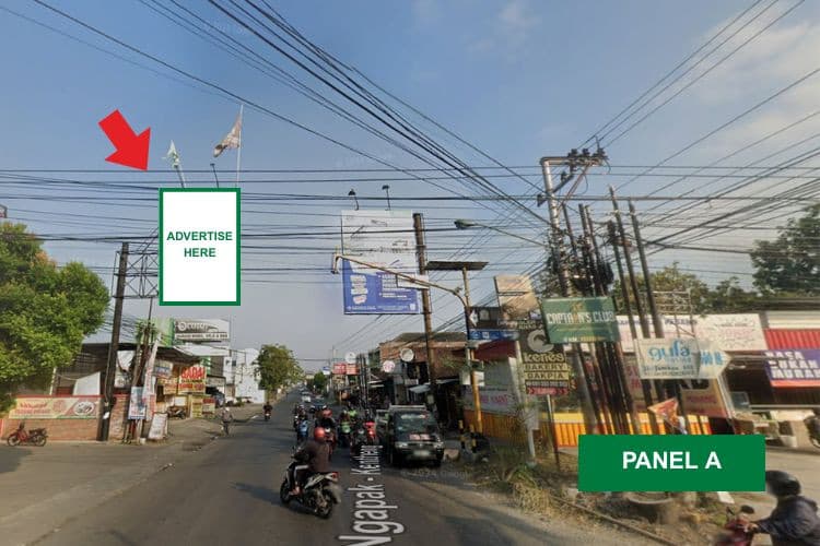1 Panel Horizontal Static Billboard at Jl. Godean, Yogyakarta, Daerah Istimewa Yogyakarta  (A)