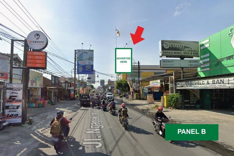 1 Panel Horizontal Static Billboard at Jl. Godean, Yogyakarta, Daerah Istimewa Yogyakarta  (B)