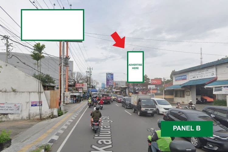 1 Panel Horizontal Static Billboard at Jl. Kaliurang, Yogyakarta, Jawa Tengah  (Intersection Ring Road Kentungan B)
