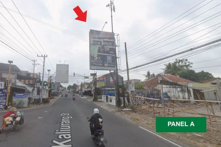 1 Panel Vertical Static Billboard at Jl. Kaliurang, Yogyakarta, Daerah Istimewa Yogyakarta  (T-Junction Jl. Damai A)