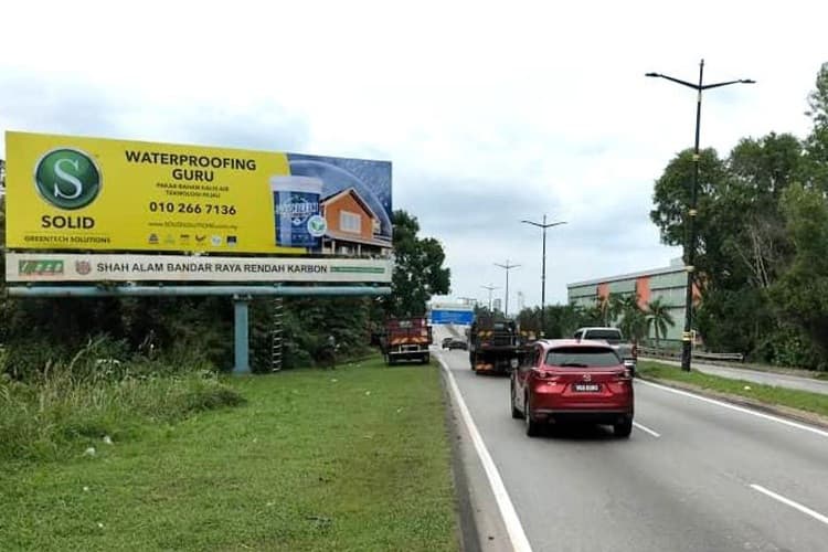 1 Panel Free Standing Billboard at Persiaran Kuala Selangor, Shah Alam, Selangor (near Mapletree)