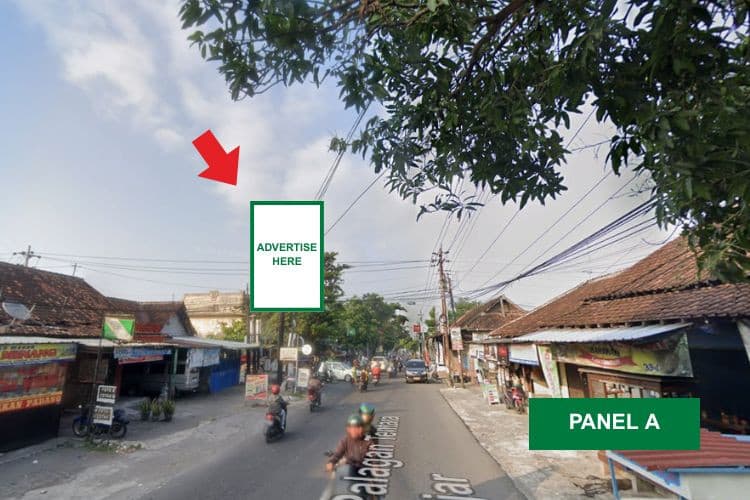 1 Panel Vertical Static Billboard at Jl. Palagan Tentara Pelajar, Yogyakarta, Daerah Istimewa Yogyakarta  (T-Junction Pasar Rejodani A)