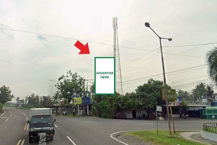 1 Panel Vertical Static Billboard at Jl. Wates-Purwokerto, Yogyakarta, Daerah Istimewa Yogyakarta  (Y-Junction Tugu Pensil)