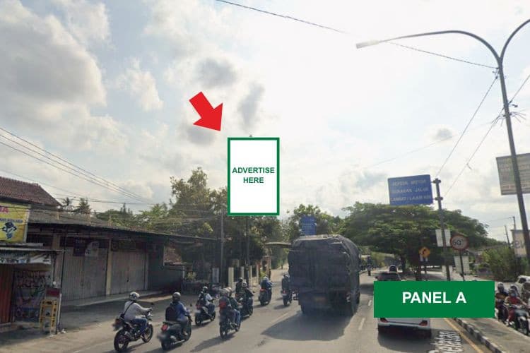 1 Sided Vertical Static Billboard at Jl. Lingkar Selatan, Bantul, Yogyakarta, Daerah Istimewa Yogyakarta  (Intersection Taman Tirto)
