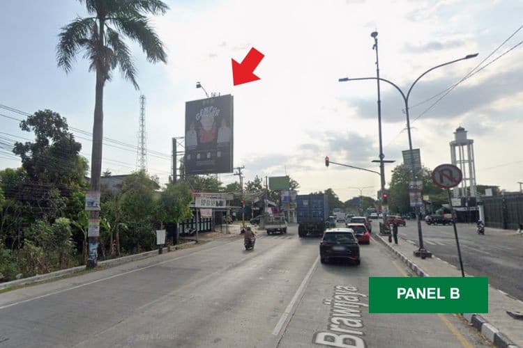 1 Sided Vertical Static Billboard at Jl. Ring Road Selatan, Yogyakarta, Daerah Istimewa Yogyakarta (Intersection Madukismo)